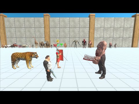 3 vs 1 Tournament Humans & Animals vs Infernals - Animal Revolt Battle Simulator