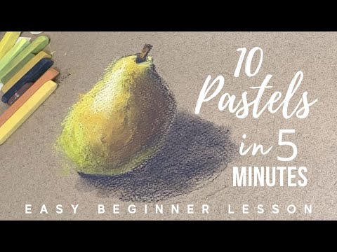 EINFACHES Pastellmalerei-Tutorial für Anfänger – 10 Pastelle in nur 5 Minuten!
