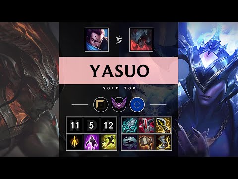 Yasuo Top vs Aatrox: Killing spree - EUW Master Patch 25.S1.1