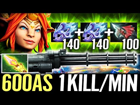 🔥 2x Moonshard 1 KILL PER MIN Machine Gun — 600AS Enchantress GODLIKE Impetus Nuker Dota 2 Pro
