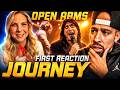 WIFE's FIRST time HEARING Journey OPEN ARMS! OMG, what is THIS....