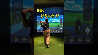 得意な5番アイアンが打てない・・・空振りから始まった😂｜ゴルフ初心者