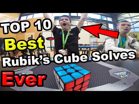 Top 10 of BEST Rubik's Cube Solves Ever ! (2021)