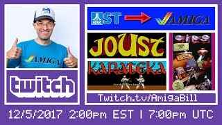 12/7/2017 - Commodore Amiga - Unofficial Atari ST Ports - Oids, Karateka, Joust & More