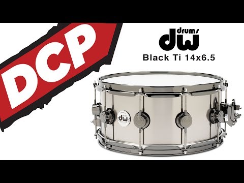 Rare DW Collector's Series 6.5x14” Black Ti Titanium Metal Snare Drum image 13