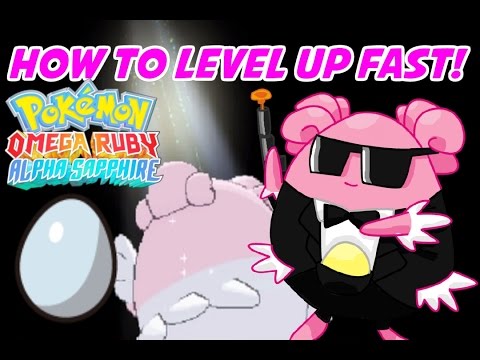 How to level up FAST Pokemon Omega Ruby Alpha Sapphire