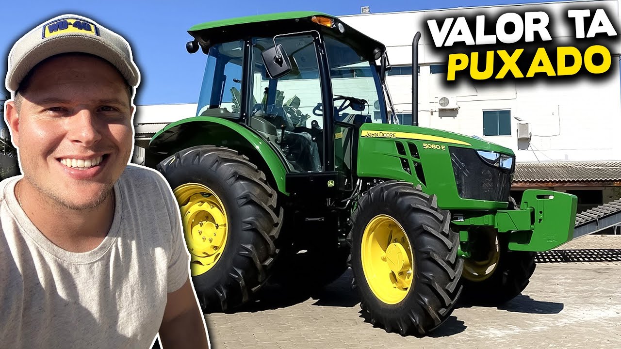 FUI VER O PREÇO DE UM JOHN DEERE 5080e PARA COMPRAR