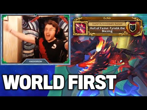 WORLD FIRST MYTHIC FYRAKK! Tank POV