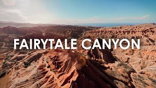 Most Amazing Hike in Central Asia, Fairy Tale Canyon, 4K FPV drone