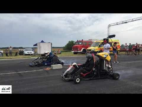 Drag Kart Racing - drag gokart Kawasaki ZX10r  vs drag gokart Suzuki 600 🚦 drag race 1/4 mile - 4K