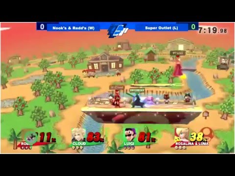 [Sm4sh|12-19-15] Doubles Grand Finals: Nook's & Redd's VS Super Outlet