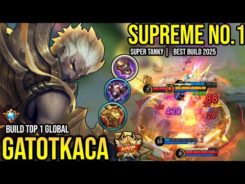GATOTKACA BEST BUILD 2025 | BUILD TOP 1 GLOBAL GATOTKACA GAMEPLAY | MOBILE LEGENDS✓