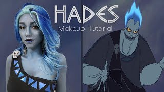 Hades Reacts to my Hades Makeup Tutorial ☾✩  Hades from Disney&#39;s Hercules