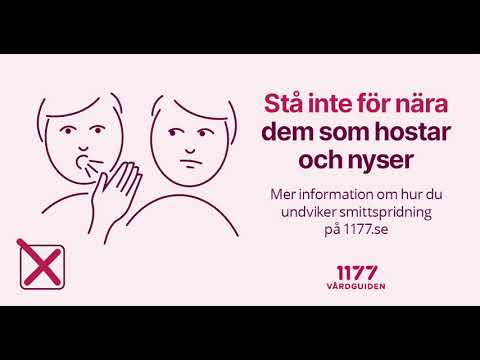Sprid inte smitta - gör så här