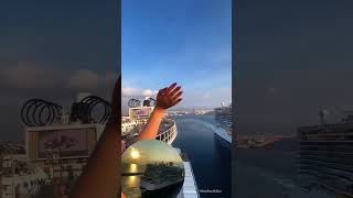 Con te partiroʻ Costa Toscana vista da Msc Crociere con msc friend Antonio Varcasia #costatoscana