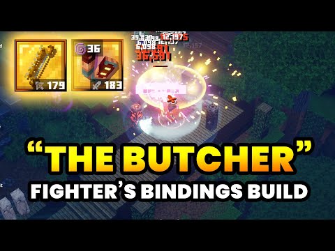 SpookyFairy - "The Butcher" - The Most Satisfying Fighter's Bindings Build Ever! | Minecraft Dungeons