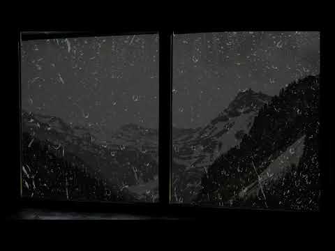 Sunete de ploaie în fereastra de somn și relaxa - Sunete de ploaie și furtunile noaptea - 10 ore