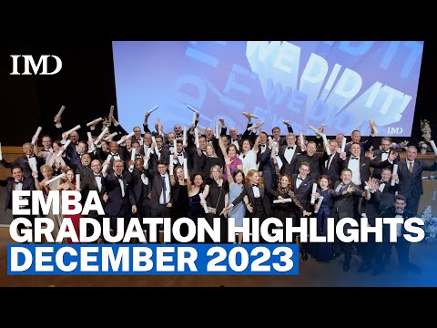 IMD EMBA 2023 Graduation Highlights