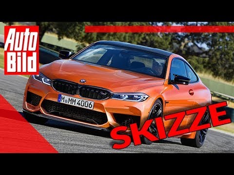 BMW M4 (2020): Sportwagen - Skizze - Details