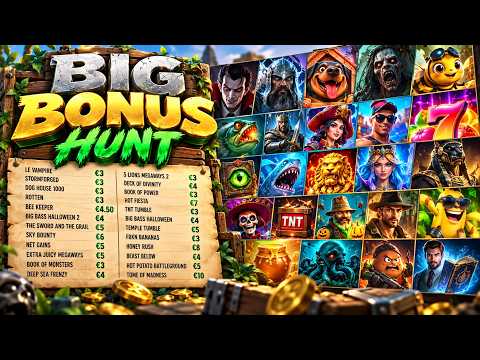 Thumbnail for video: BIIIG Weekend Bonus Hunt With Jimbo!