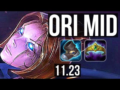 ORIANNA vs SYNDRA (MID) | 5/0/9, 800K mastery | KR Grandmaster | 11.23