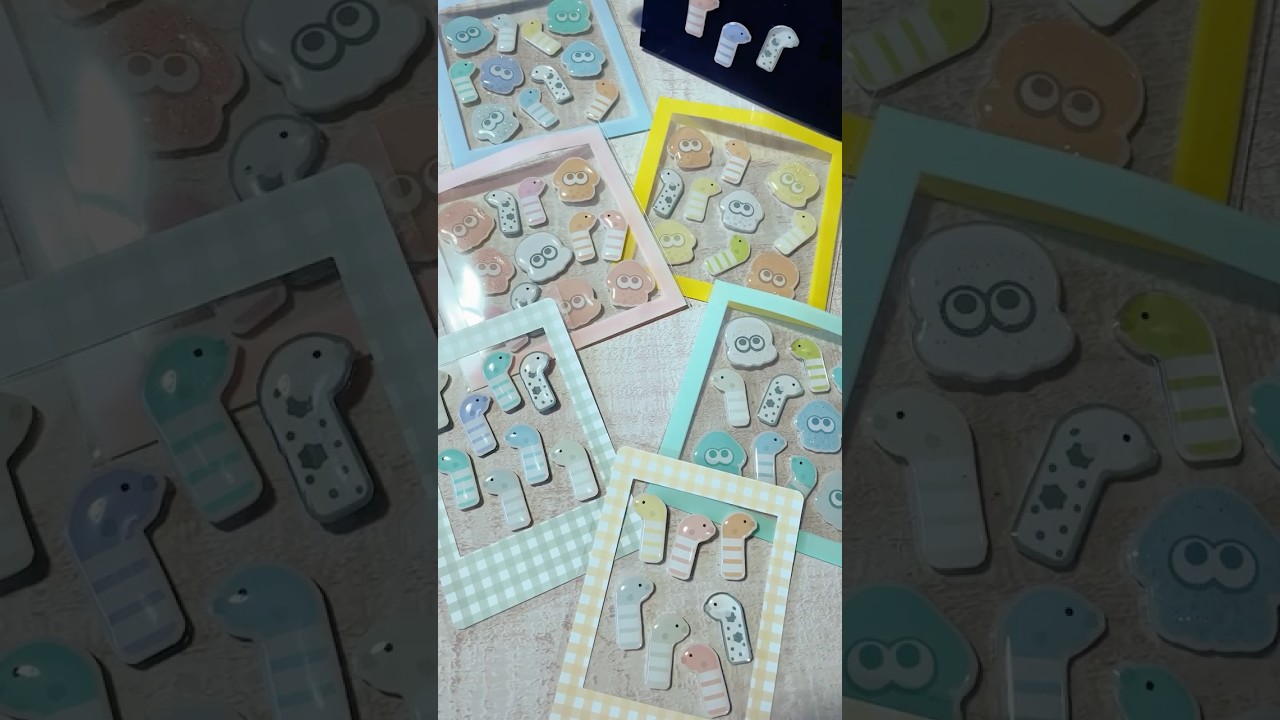 Splatoon 簡単でかわいいドロップシールの作り方🎶