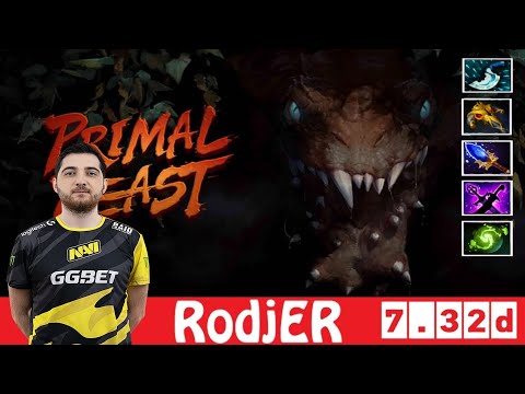 [DOTA 2] RodjER the PRIMAL BEAST [OFFLANE] [7.32d]