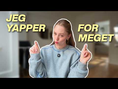 UPDATE I LEJLIGHEDEN, RANDOM YAP & HJEMME ARBEJDE *vlog*