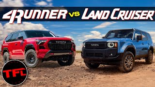 How Does the New Toyota 4RUNNER Stack Up to the New Land Cruiser?