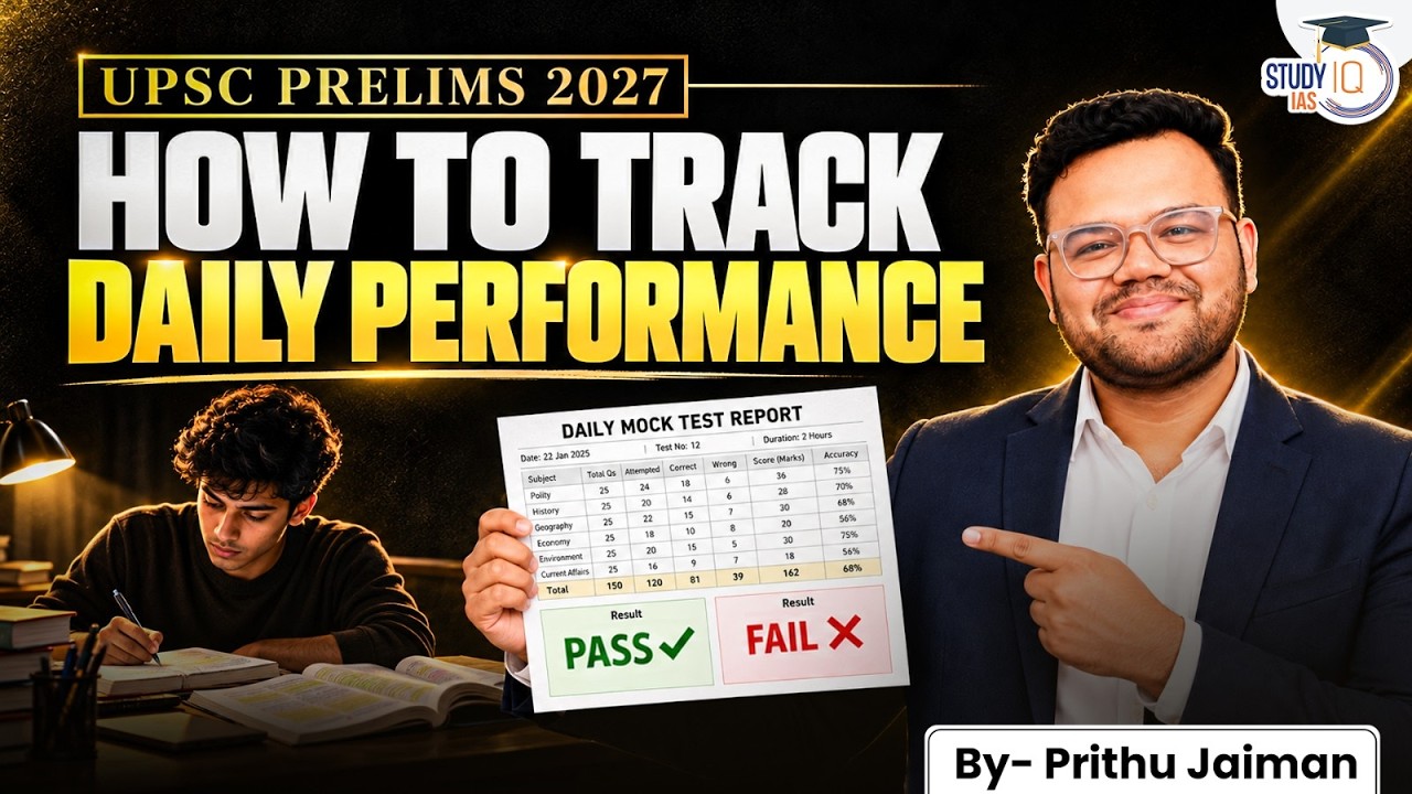UPSC Prelims 2027: How to Track Your Daily Performance | Study IQ IAS