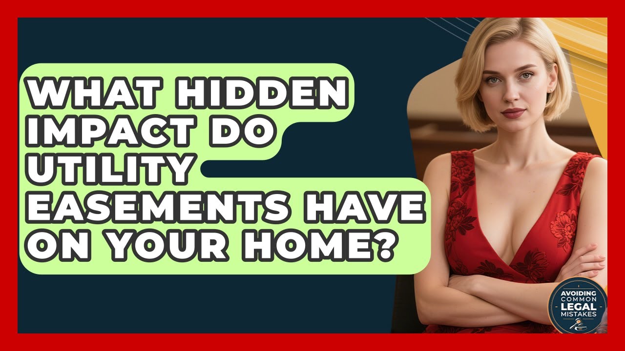What Hidden Impact Do Utility Easements Have On Your Home? - Avoiding Common Legal Mistakes
