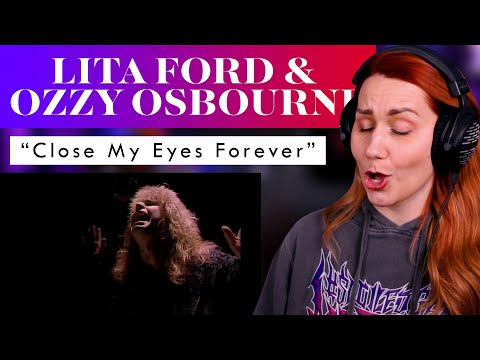 This Lita Ford / Ozzy Osbourne Collab Is Perfection! Vocal ANALYSIS of "Close My Eyes Forever"