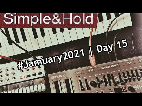 66. #Jamuary2021 Day 15 | Little Synth Jam | Roland SH-01A Korg volca keys & Yamaha reface DX