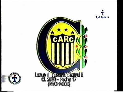 Lanus 1 Rosario Central 0 - Cl. 2000 - Fecha 17