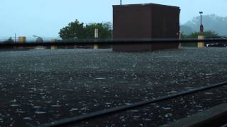 preview picture of video 'HailStorm in Amsterdam NY'