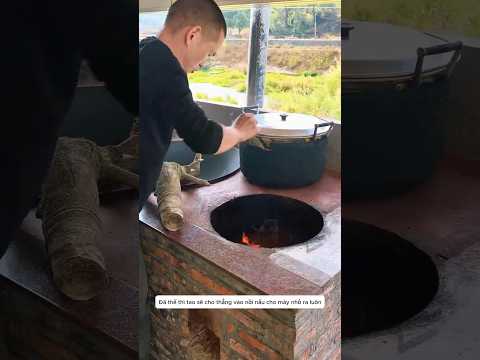 Ông Lão 90 tuổi nấu  Gỗ thành cây Kim #shorts