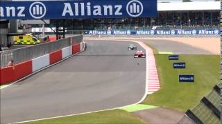 preview picture of video 'GP F1 Angleterre 2013 - Silverstone - Qualifications F1 - Tribune Copse'