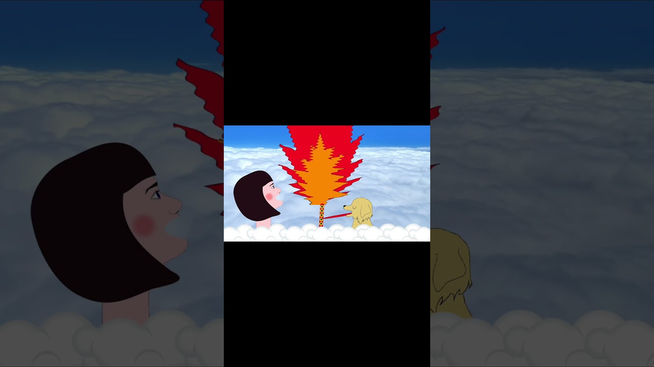 Puppy and fireworks　子犬と花火