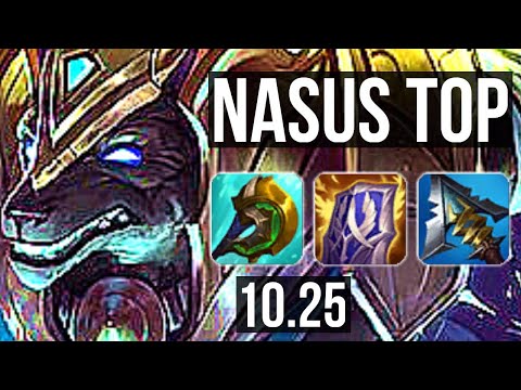 NASUS vs RENEKTON (TOP) | 6 solo kills, 1.1M mastery, 16/4/10, 300+ games | KR Diamond | v10.25