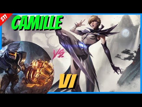 CAMILLE TOP vs VI - First Time EVER - TOO OP!! - Season 11 League of Legends