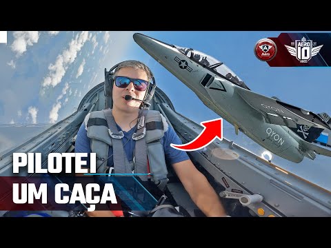 MANOBRAS do TOP GUN - PILOTEI o CAÇA MARCHETTI S-211 nos Estados Unidos