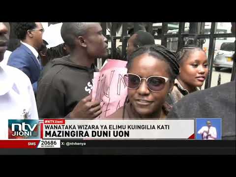 Wanafunzi wa Chuo Kikuu cha Nairobi wafika kwenye Wizara ya Elimu kulalamikia mazingira duni chuoni