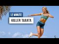 12 MIN TABATA HIIT MOOD BOOSTER Workout No Equipment No Repeat Home Workout With Tabata Songs