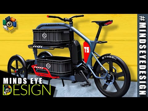 NEW INNOVATIVE CARGO TRIKE ROLLS LIKE THE KEI VAN OF EBIKES