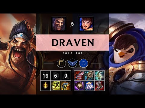 Draven Top vs Garen - EUW Diamond Patch 25.07