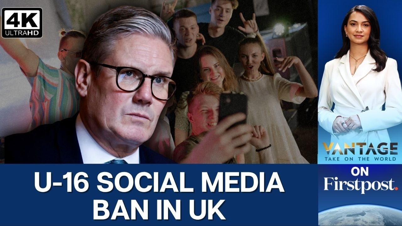 UK PM Starmer Announces Social Media Ban For Under-16s | Vantage on Firstpost