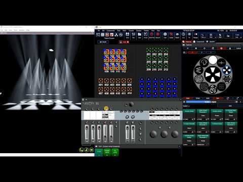 Busking with Vista EXTRAS - Strobe rate and Gobo spin on faders !