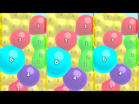 Melty Bubble vs Blob Merge 3D - Gameplay Walkthrough Mobile Game (ASMR, Max Level)