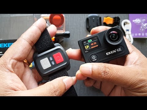 EKEN H8R Review, Unboxing- Dual Display 4K Waterproof Action Camera & Free Accessories in Bangladesh