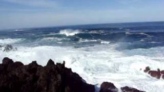 preview picture of video 'big waves in Porto moniz.'